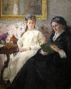Berthe Morisot Mother and Sister of the Artist Sweden oil painting artist